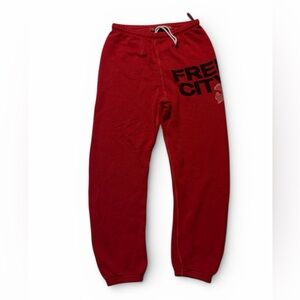Freecity Red Track Pants